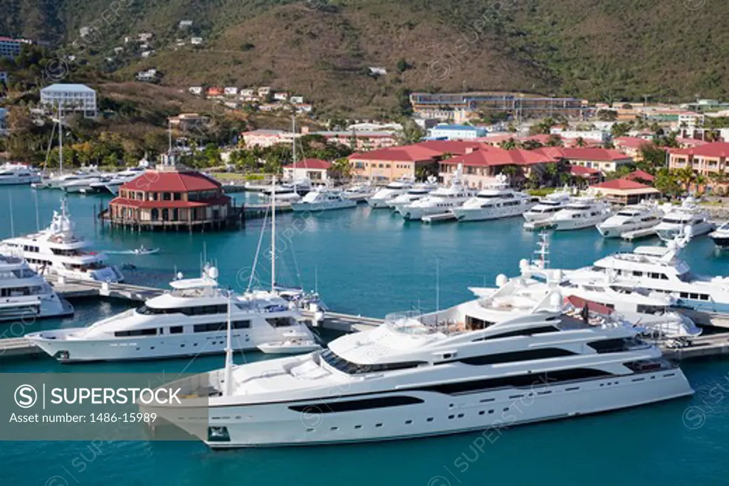 Caribbean, United States Virgin Islands, St. Thomas Island, Charlotte Amalie City, Yacht Haven Grande Marina