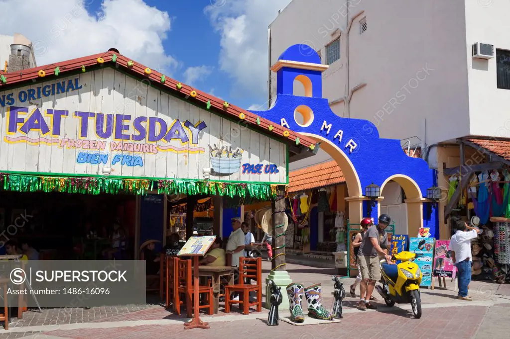 Fat Tuesday restaurant in San Miguel, Cozumel, Quintana Roo, Yucatan Peninsula, Mexico