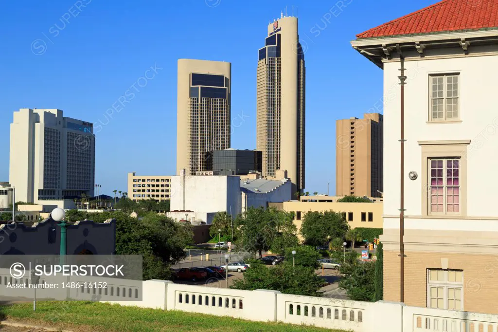 Buildings in a city, Corpus Christi, Texas, USA