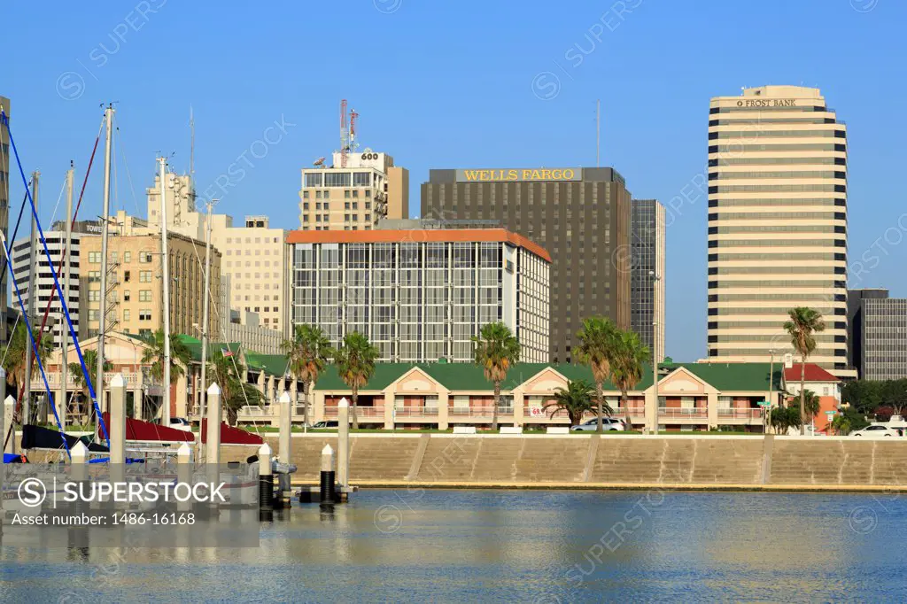 Buildings at the waterfront, Corpus Christi, Texas, USA