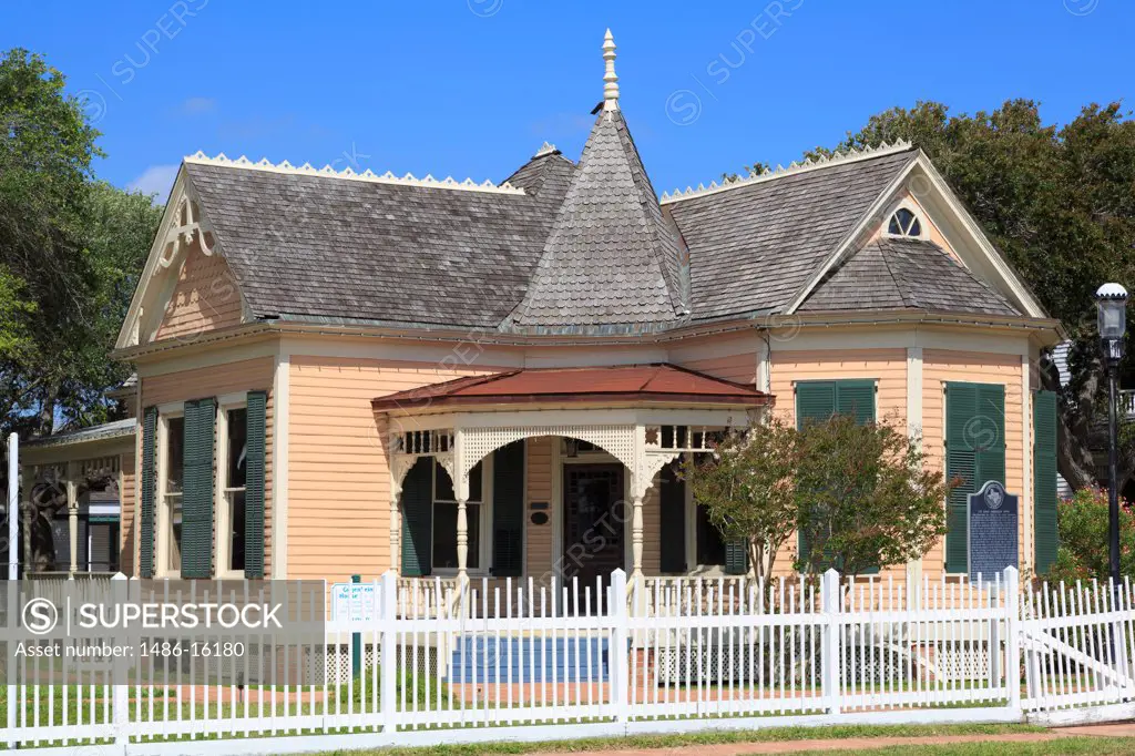 House at Heritage Park, Corpus Christi, Texas, USA