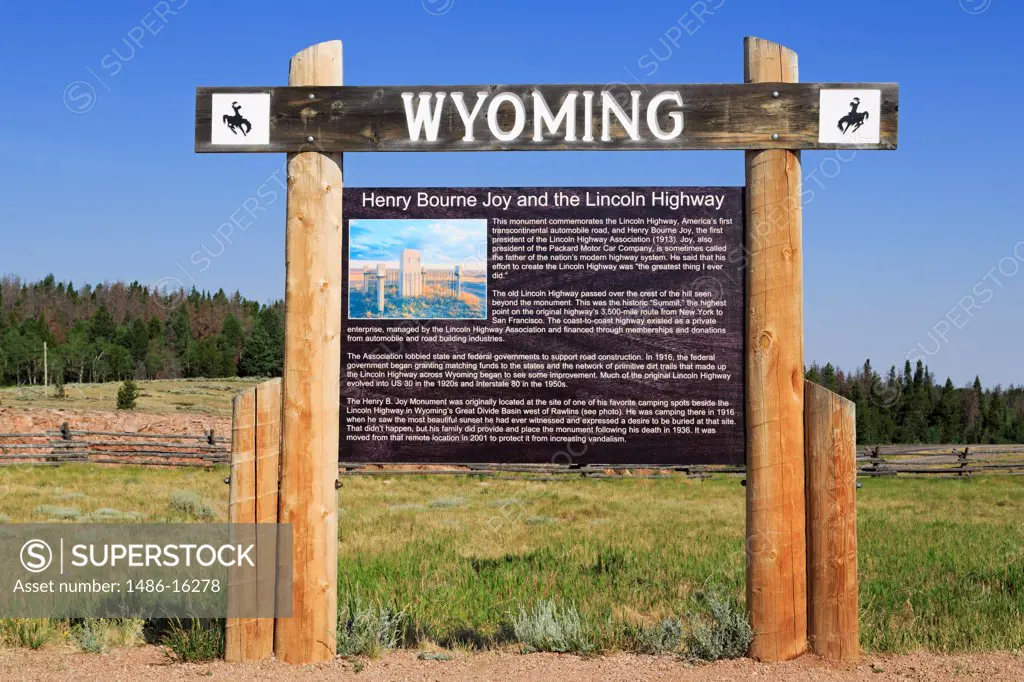 USA, Wyoming, Laramie, Lincoln Monument