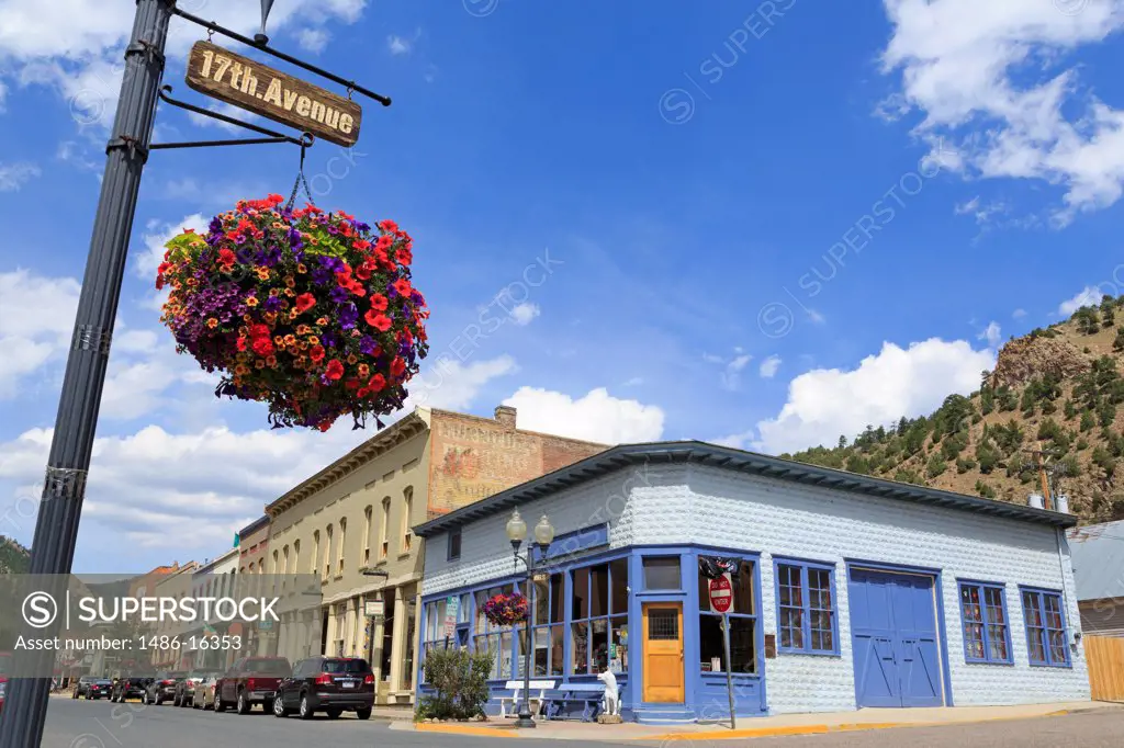USA, Colorado, Idaho Springs, Miner Street