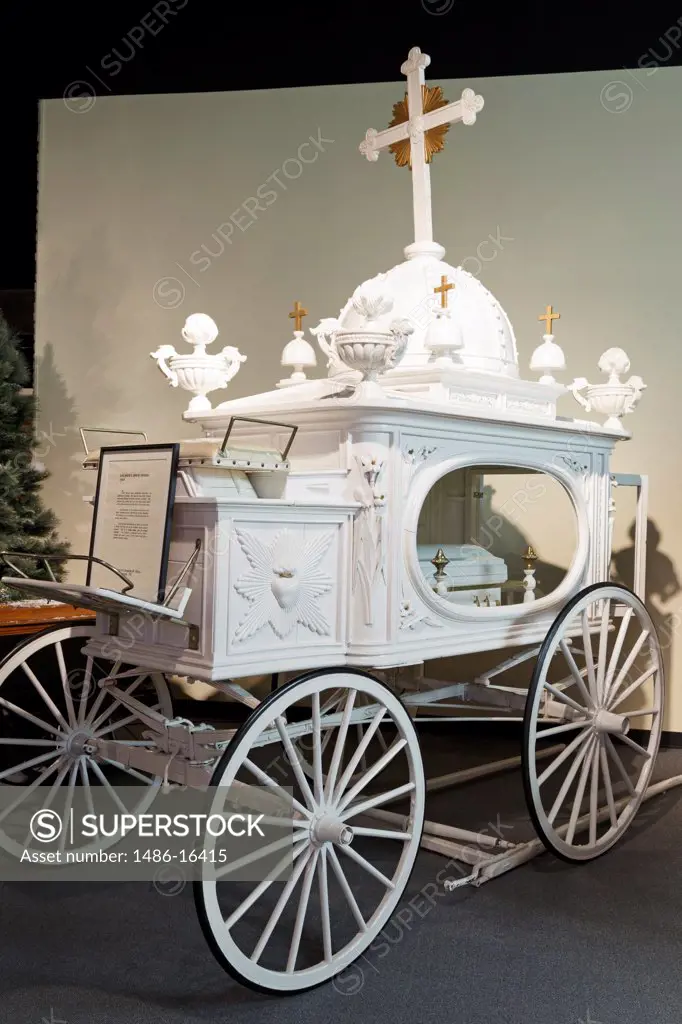 USA, Texas, Houston, Children's Hearse at National Museum of Funeral History