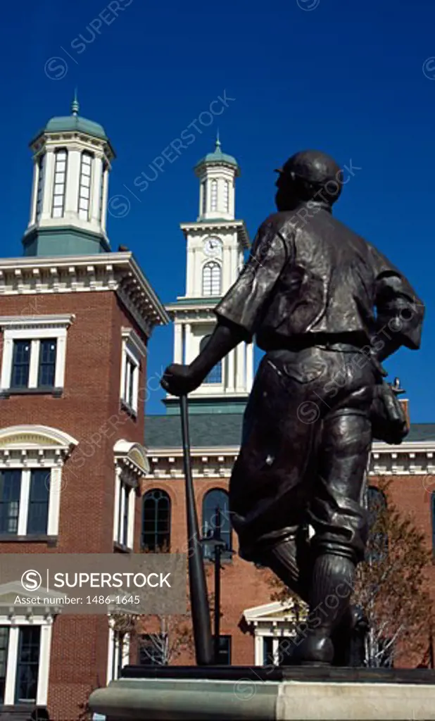USA, Maryland, Baltimore, Babe Ruth Statue