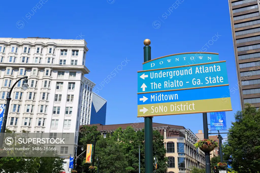USA, Georgia, Atlanta, Flatrion Building on Peachtree Street