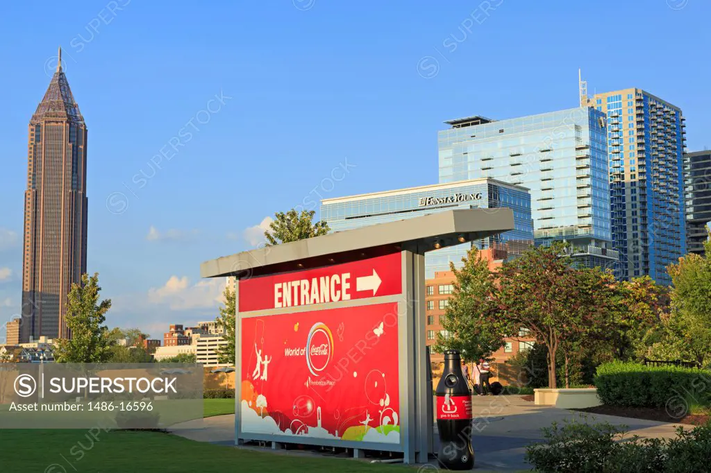 USA, Georgia, Atlanta, World of Coca Cola in Pemberton Park