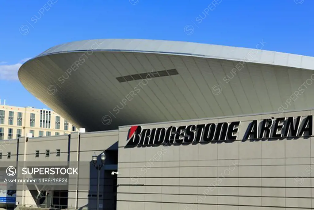 Bridgestone Arena on Broadway Street, Nashville, Tennessee, USA