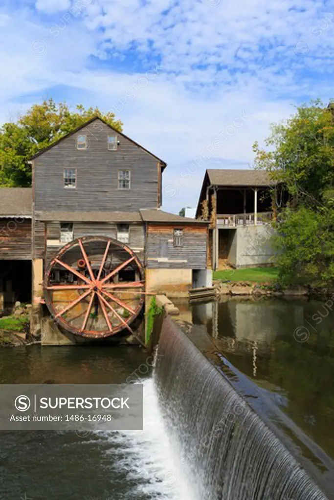 Old watermill, Pigeon Forge, Sevier County, Tennessee, USA