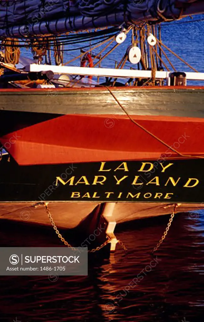 USA, Maryland, Baltimore, Lady Maryland tall ship