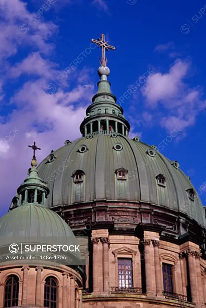 Low angle view of a cathedral, Mary Queen of the World Cathedral, Montreal, Quebec, Canada