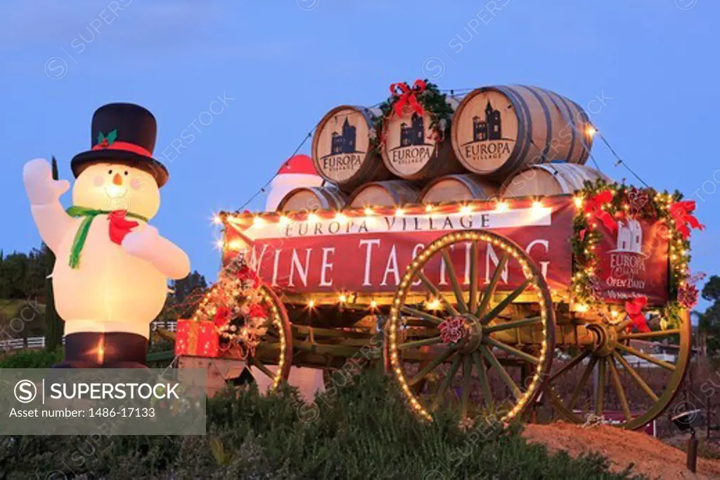 USA,Southern California, Temecula Wine Country, Europa Village Winery