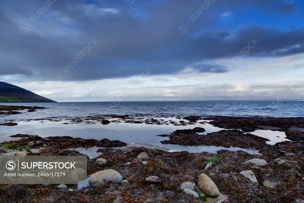 Ireland, County Clare, Munster, Coastline near Ballyvaughan Town