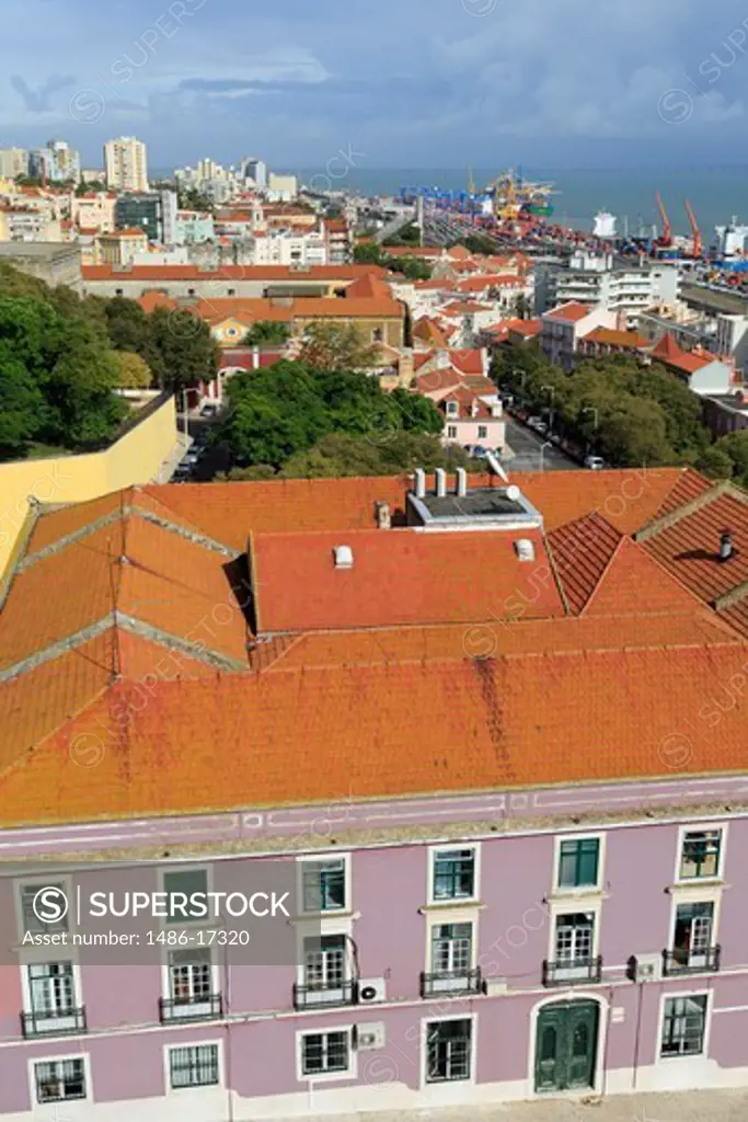 Portugal, Lisbon, Alfama District, View from National Pantheon