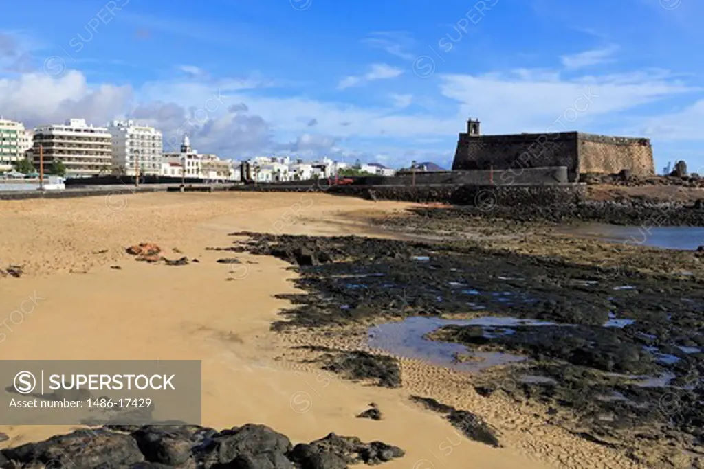 Spain, Canary islands, Lanzarote island, Arrecife, San Gabriel Castle