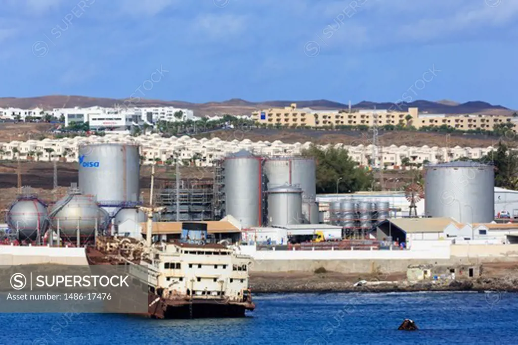 Spain, Canary islands, Lanzarote island, Arrecife, Disa Oil Depot
