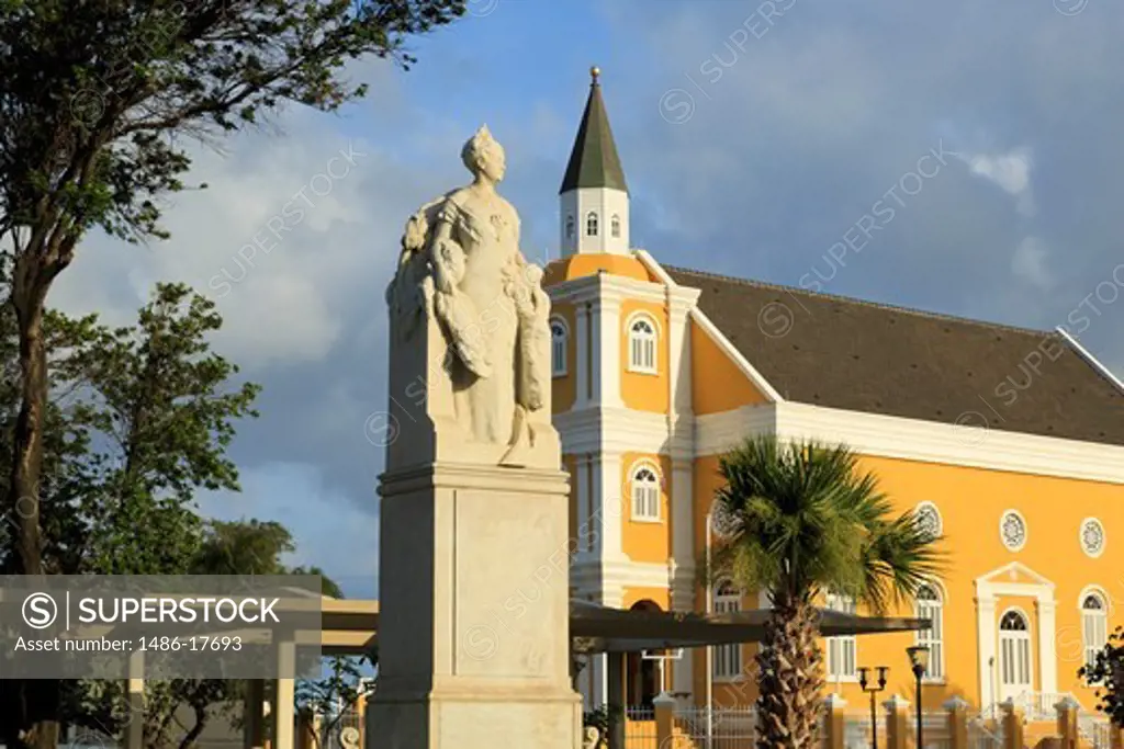 Queen Wilhelmina Statue,Punda District,Willemstad,Curacao,Caribbean