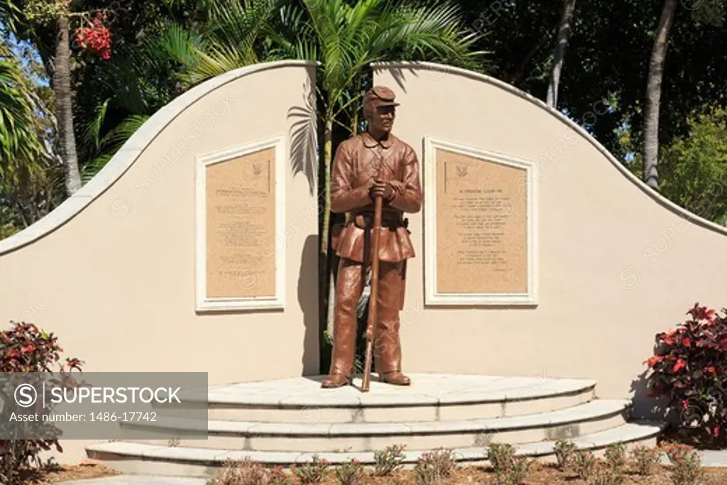 Colored Troops Monument, Fort Myers, Florida, USA