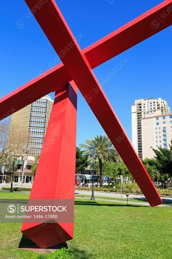 Big Max sculpture by John Henry at South Straub Park, St. Petersburg, Tampa, Florida, USA