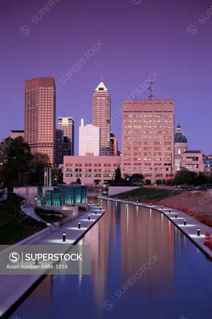 View of buildings in Indianapolis, Indiana, USA