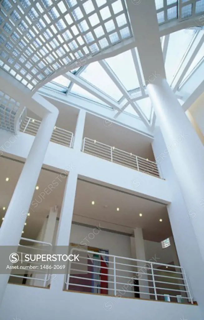 Interior of a building, Des Moines Art Center, Des Moines, Iowa, USA