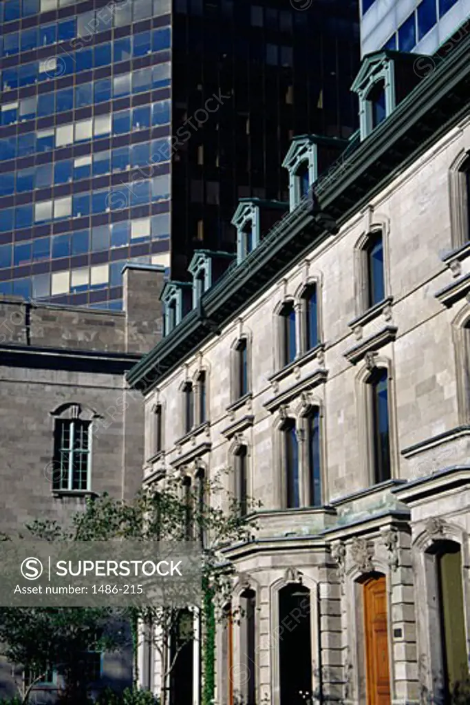 Buildings in a city, Montreal, Quebec, Canada