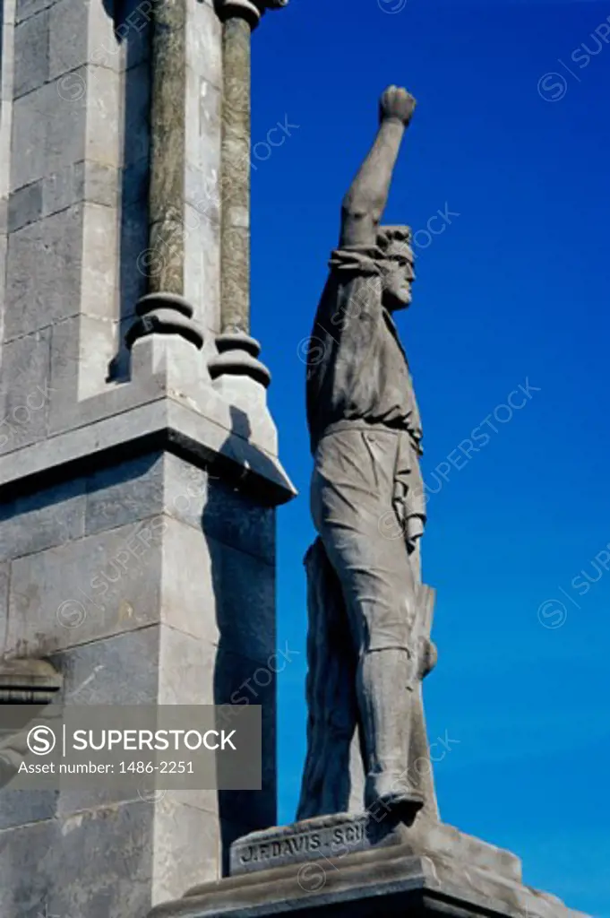 Low angle view of a statue, National Monument Grand Parade, Cork, County Cork, Ireland