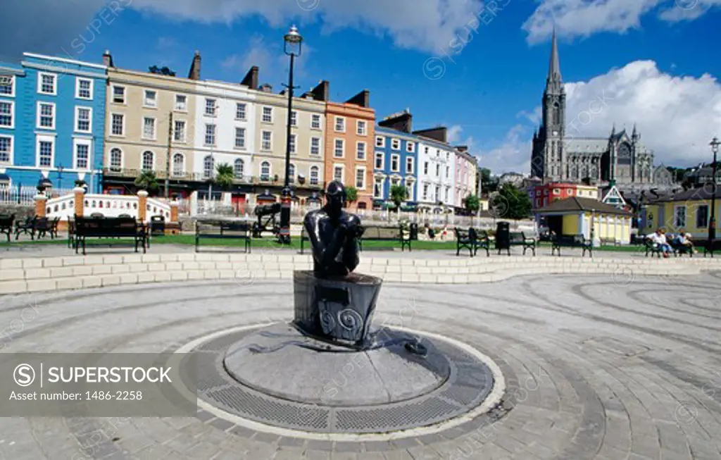 Statue in a park, Navigator Statue, Cobh, County Cork, Ireland
