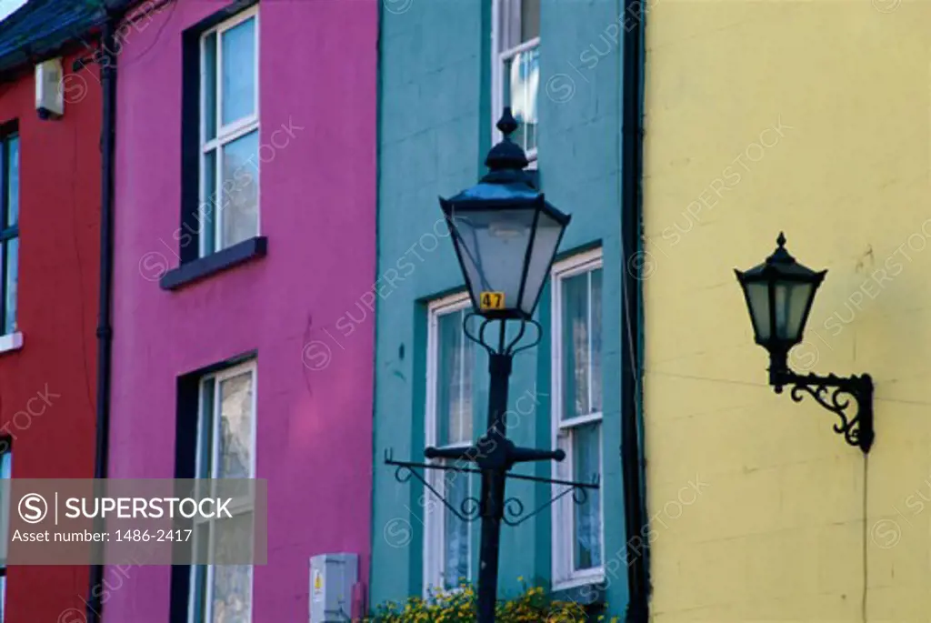 Street lamp on a street, Athlone, Ireland