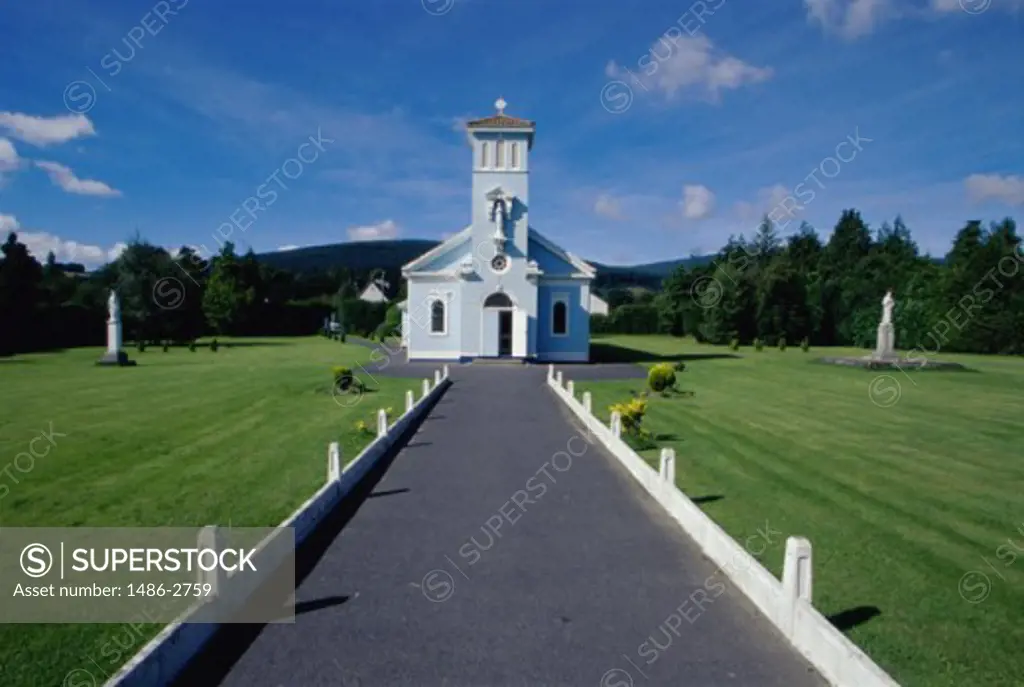 Facade of a church, St. Mary's Church, Sandyford, Ireland