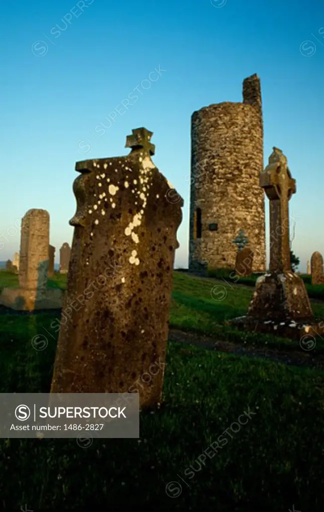 Low angle view of a tower, Kilcullen Round Tower, Kilcullen, County Kildare, Ireland