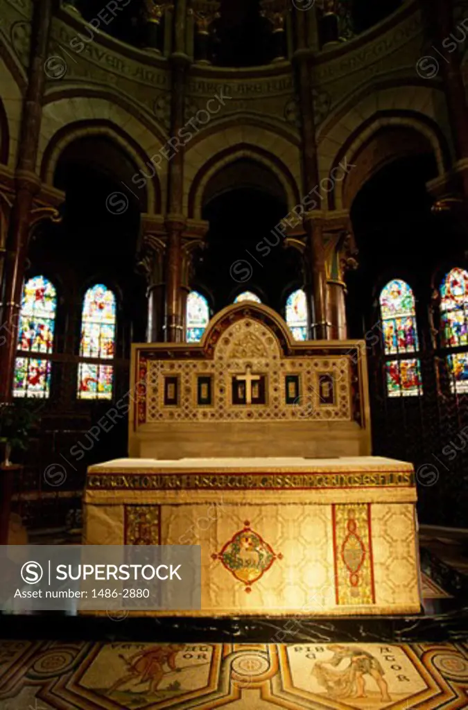 Interior of a cathedral, St. Finbarr's Cathedral, Cork, County Cork, Ireland