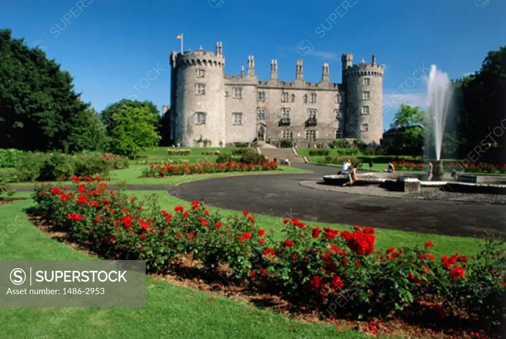 Low angle view of a castle, Kilkenny Castle, Kilkenny, Ireland