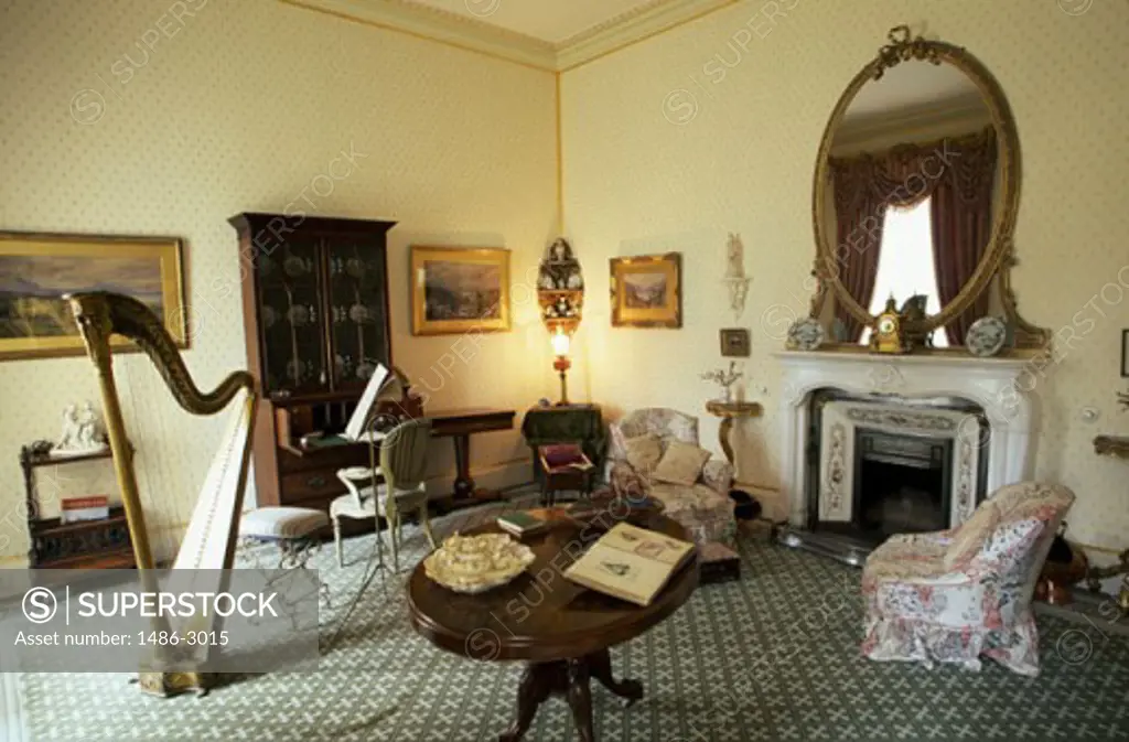 Interior of a house, Muckross House, Killarney National Park, Killarney, County Kerry, Ireland