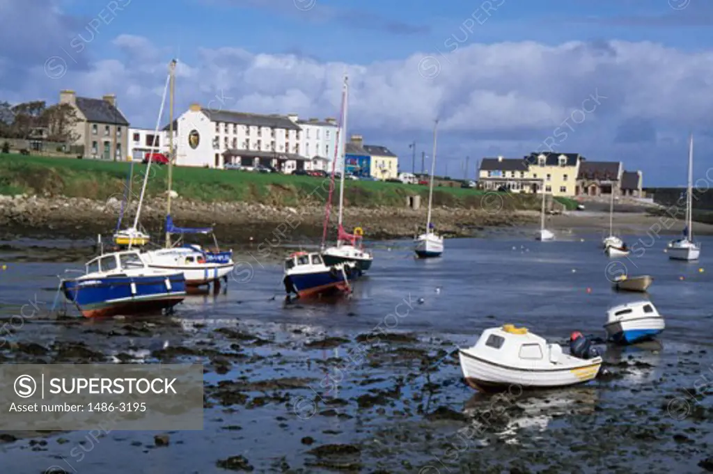 Boats on the beach, Mullaghmore, County Sligo, Ireland
