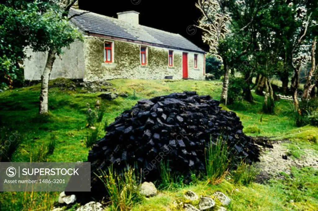 Low angle view of a house, County Mayo, Ireland