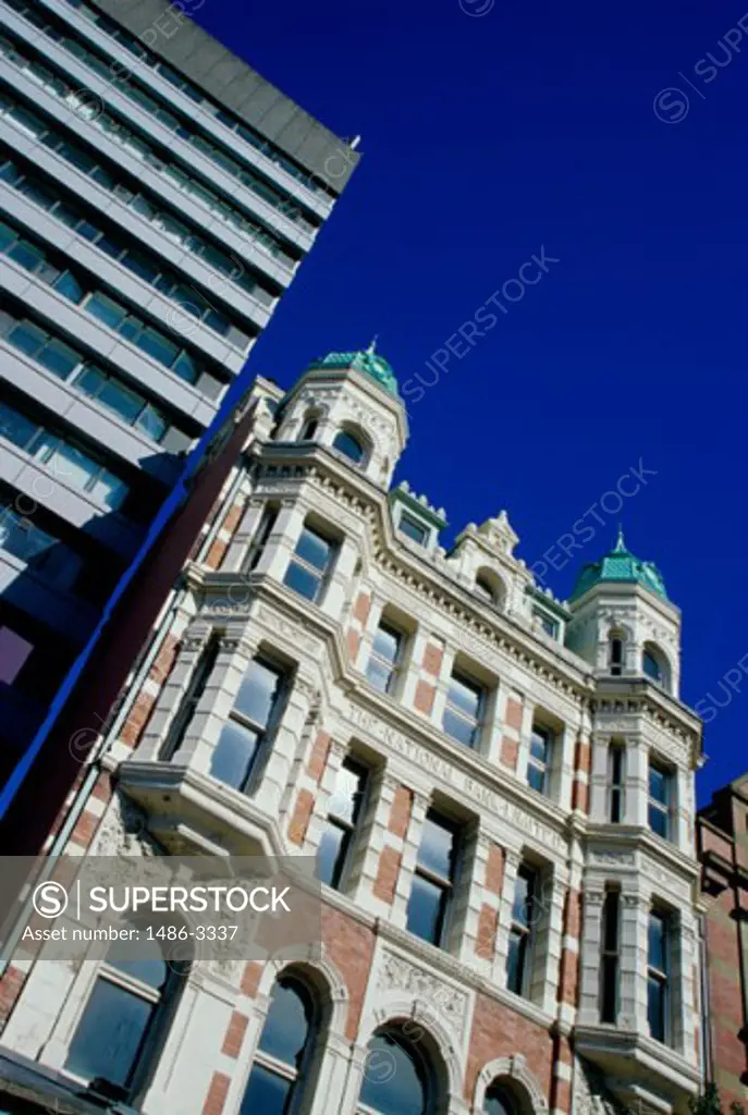 Low angle view of a bank, National Bank, Belfast, Northern Ireland