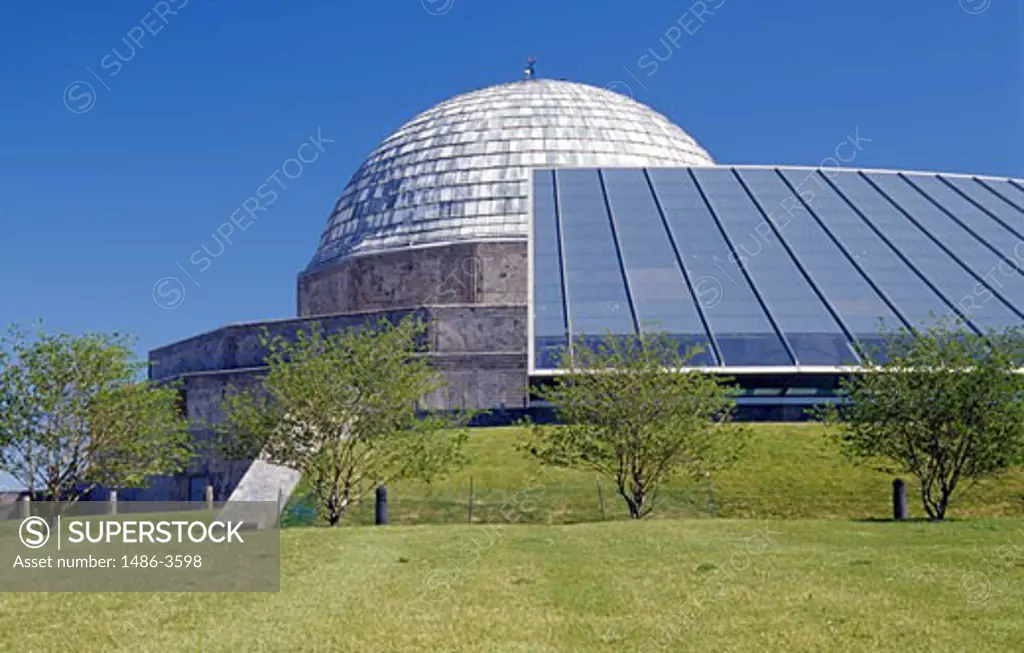 USA, Illinois, Chicago, Adler Planetarium and park