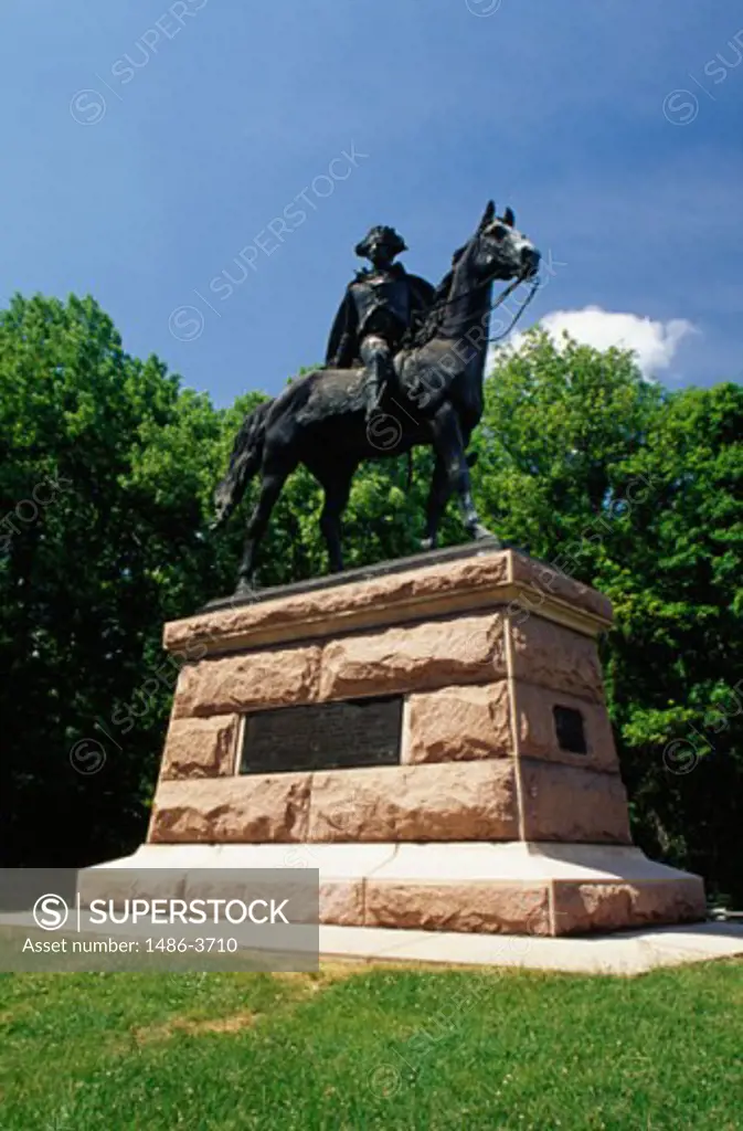 Anthony Wayne Statue Valley Forge National Historic Park Pennsylvania, USA