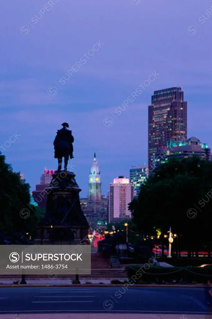 George Washington Statue Philadelphia Pennsylvania USA