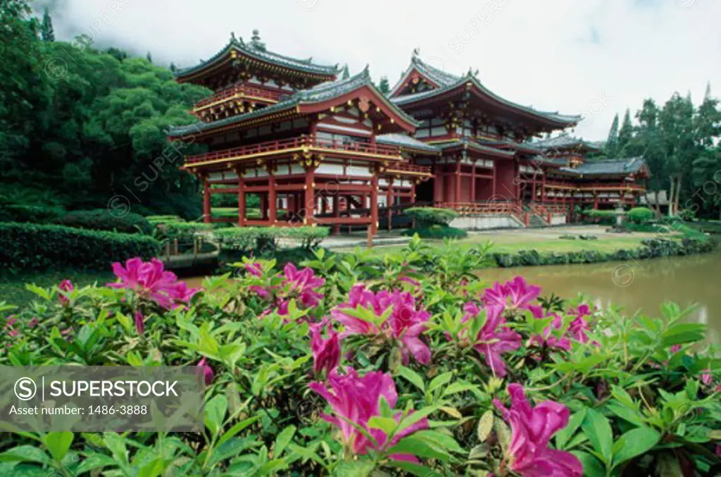 Byodo-In Temple Valley of the Temples Oahu Hawaii, USA