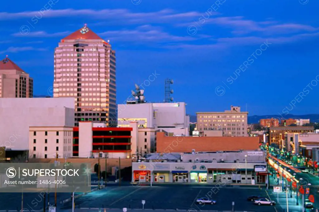 Buildings in a city, Albuquerque, New Mexico, USA