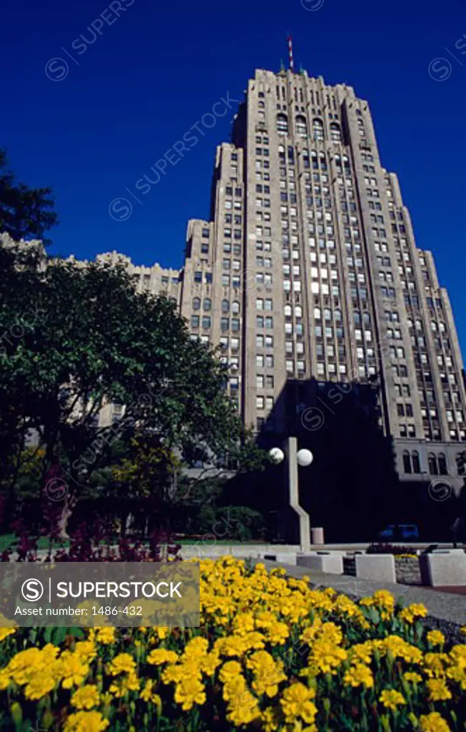Low angle view of a building, Fisher Building, Detroit, Michigan, USA
