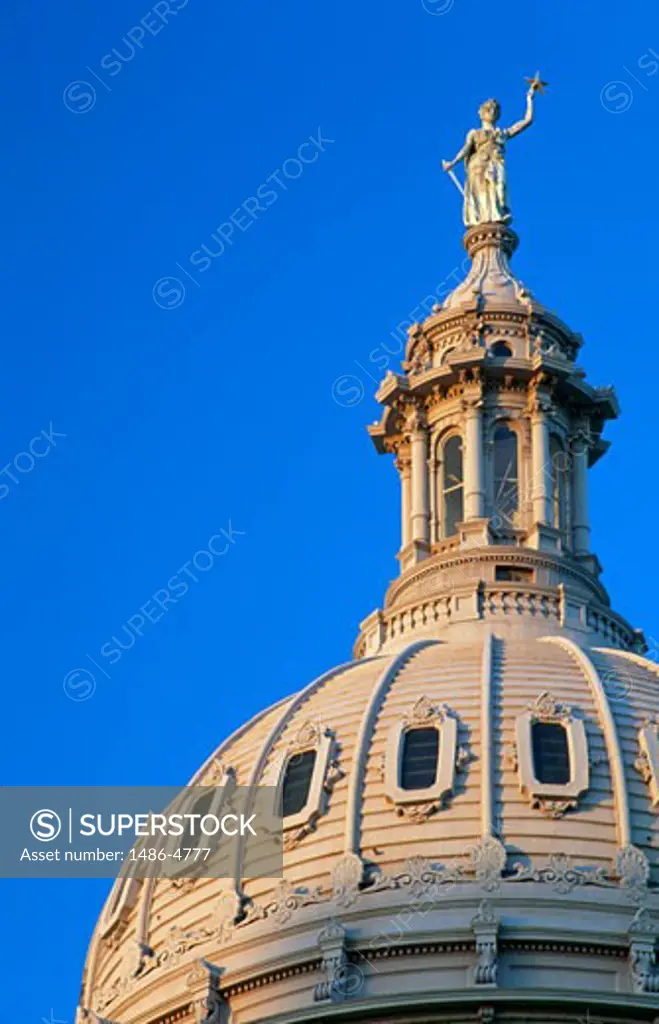 Low angle view of a government building, Texas State Capitol, Austin, Texas, USA