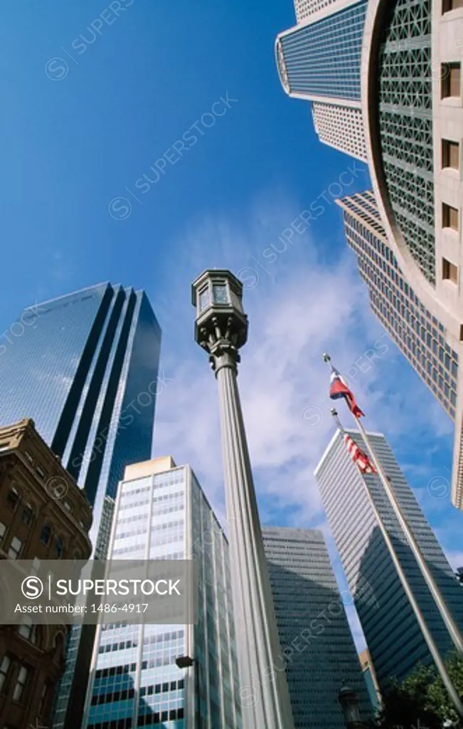 USA, Texas, Dallas, downtown skyscrapers
