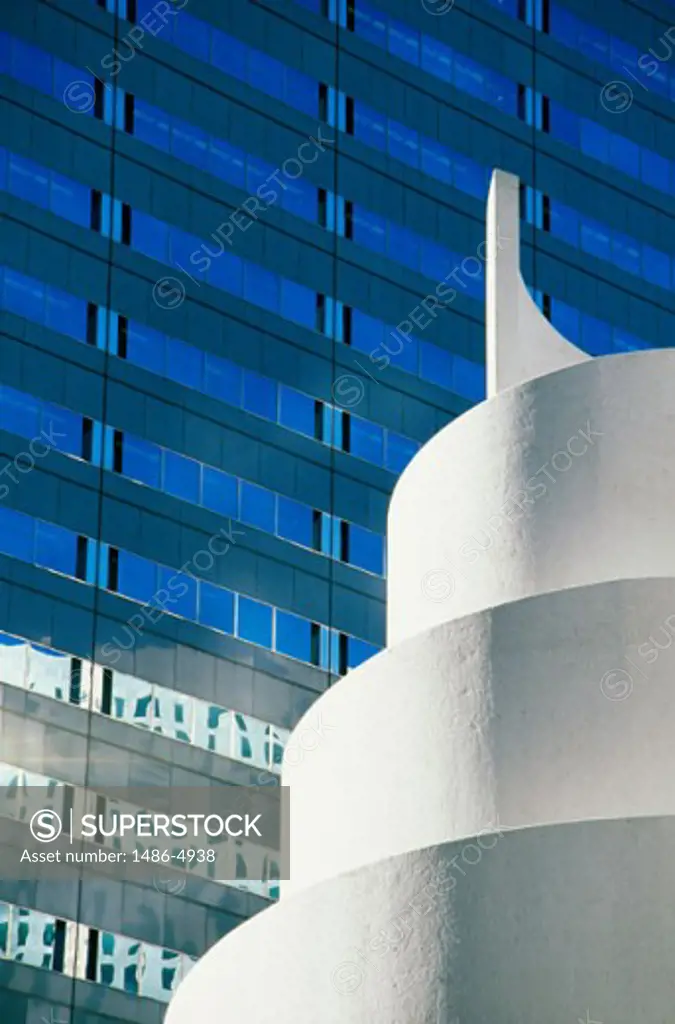 Glass facade of a building, Dallas, Texas, USA