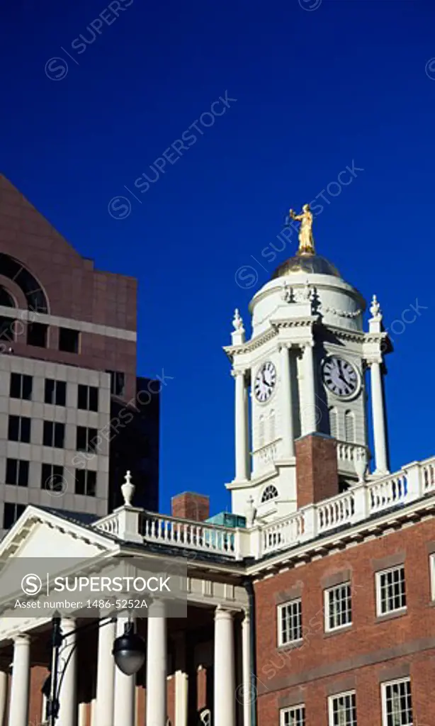 Low angle view of a government building, Old State House, Hartford, Connecticut, USA