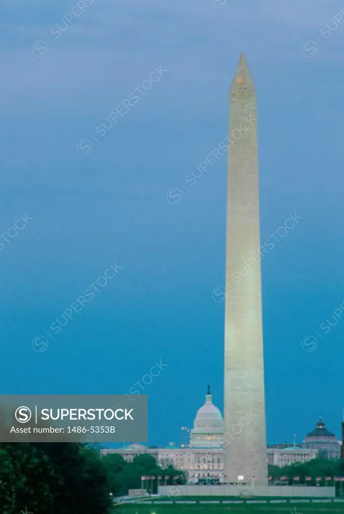 Washington Monument Capitol Building Washington, D.C. USA