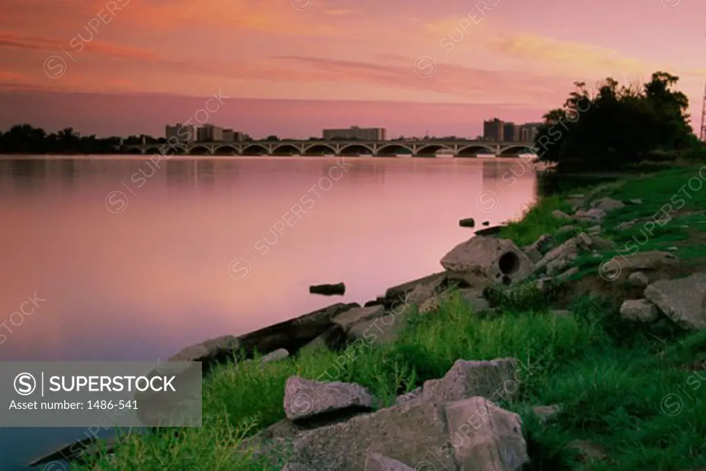 Panoramic view of the Belle Isle Park, Detroit, Michigan, USA