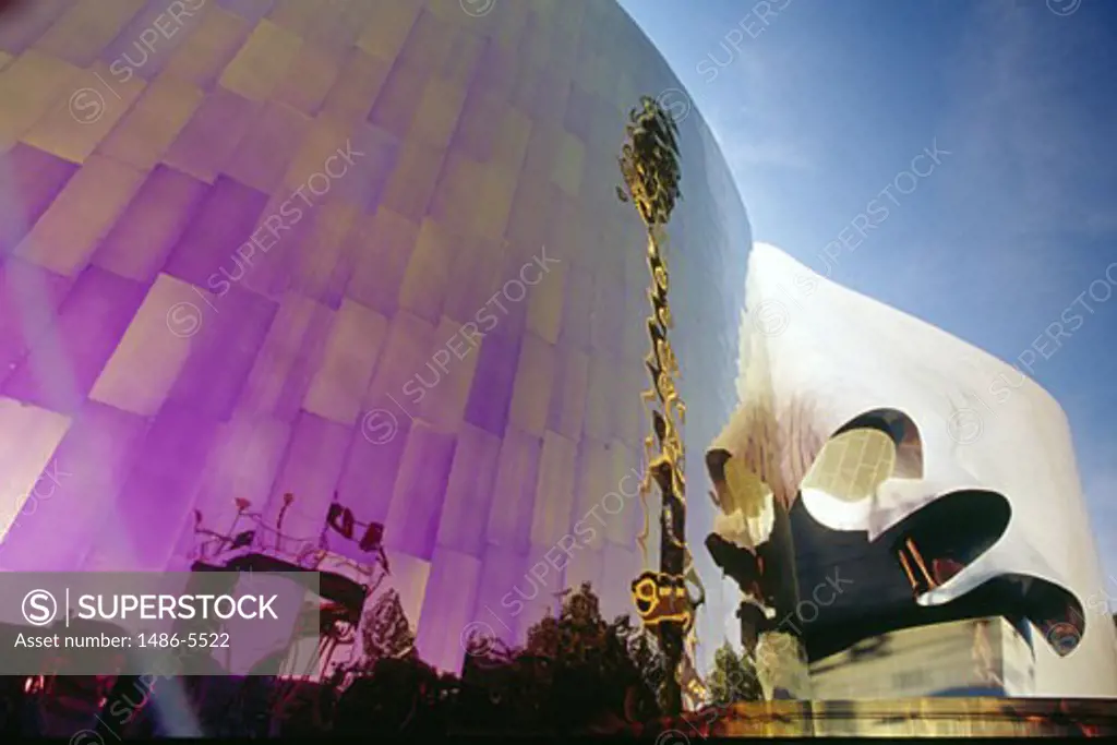 USA, Washington State, Seattle, Experience Music Project exterior